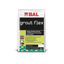 BAL Grout Flex Flexible Tile Grout For Walls 10kg (Choice Of Colour)